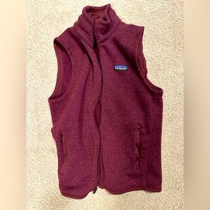 Patagonia sweater, vest, size small